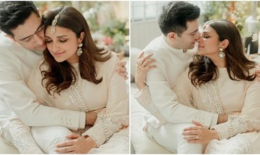 Unseen photos of Parineeti Chopra-Raghav Chadha’s engagement