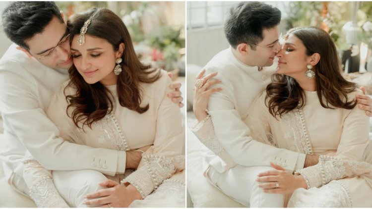 Unseen photos of Parineeti Chopra-Raghav Chadha’s engagement